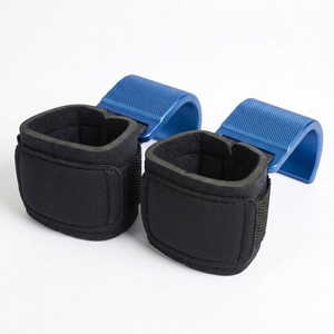 High Quality Custom Made Neoprene Heavy Hook Wrist Straps Palm Guard Breathable Non-Slip Heavy-Duty Professional Protection - Product Image 6