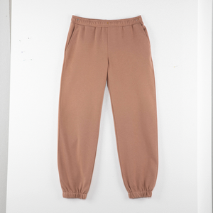 Men's Solid Color Knitted Sweatpants Elastic Waist Cuffs Casual Jogger <b>Pants</b> Midweight Plain Dyed Style - Product Image 1