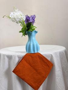 <b>Yellow</b> Square Cotton Handblock Printed Napkin Handmade High Soft Quality Wedding Dinner Eco-Friendly Reusable 16x16 Inches 10 - Product Image 1