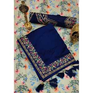 ATRACTIVO NUEVO DISEÑADOR SAREE FESTIVAL WAER SUAVE SEDA LIMÓN - Product Image 1