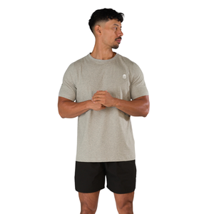 Camiseta de Manga Corta Momentum City Dust para Hombre, Cómoda, de Algodón Premium, Informal, Moderna, para Gimnasio, Venta al Por Mayor - Product Image 2