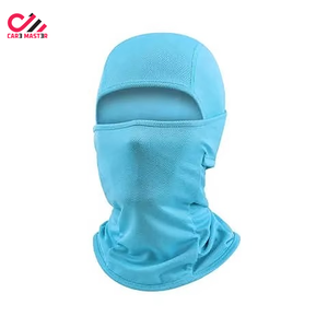 หมวกบีนนี่แฟชั่นดีไซน์เนอร์ลายพรางมัลติแคมสำหรับฤดูหนาวและฤดูใบไม้ร่วง พร้อมโลโก้สั่งทำพิเศษ ผ้าฝ้ายสีดำ ปิดบังใบหน้า - Product Image 3