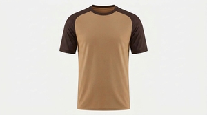 T-shirt pour homme en polyester à séchage rapide, col rond, manches courtes, couleur rouge, coupe classique, toutes saisons - Product Image 6