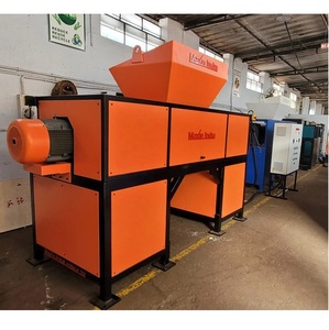 Broyeur de plastique à double arbre pour le recyclage des déchets plastiques - Product Image 1