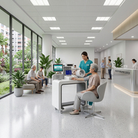 Kiosques médicaux intelligents à écran tactile haute précision, alimentés par énergie solaire, pour l'auto-prise en charge médicale, fabriqués par Huasheng Medical Factory