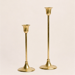 Stylish Solid Brass Gold <b>Candlestick</b> <b>Holders</b> Set Candle Stand for Wedding Centerpieces and Modern Home Decor Wholesale Supply - Product Image 1