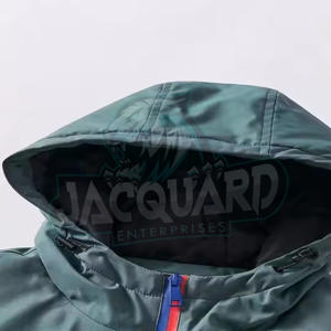 Veste coupe-vent en satin personnalisée, vêtements d'extérieur pour l'automne et l'hiver avec logo brodé de haute qualité - Product Image 6