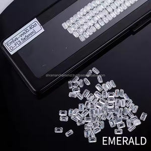 Grossiste indien offre un prix de gros VS-Si Lab Grown White synthétique Emerald Cut Lab a créé des diamants pour la fabrication de bijoux fins glacés - Product Image 4