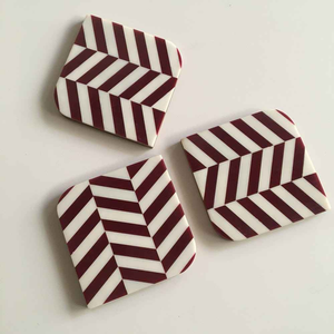 ที่รองแก้วไม้ธรรมชาติฝังกระดูก งานฝีมือคุณภาพสูง ขัดเงาอย่างดี สำหรับโรงแรม บ้าน และร้านอาหาร จากอินเดีย - Product Image 5