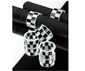 Top Rated MOP Napkin Holders For Wedding Dinner Festive <b>Mirror</b> Polished Napkin Ring Sea <b>Shell</b> Napkin Accessory For Tableware - Product Image 4