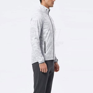 Full Zip <b>Running</b> <b>Winter</b> <b>Jacket</b> For Men Comfortable Athletic Outerwear For Jogging Gym Training Exercise And Outdoor Activities - Product Image 5