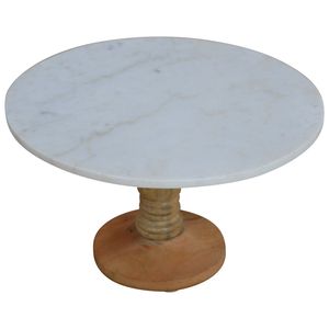 Mobili artigianali in marmo Top Cake Stand elegante matrimonio centrotavola e decorazione della tavola - Product Image 2