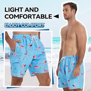 กางเกงขาสั้นผ้าแคนวาสแบบสบายๆ สำหรับผู้ชายไซส์ใหญ่ เหมาะสำหรับออกกำลังกาย เล่นกีฬา วิ่งจ๊อกกิ้ง ฟิตเนส วิ่ง ออกกำลังกายชายหาด เล่นบาสเกตบอล - Product Image 4