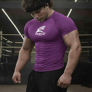 Haut de compression pour homme à manches longues en Spandex imprimé par sublimation, séchage rapide, couche de base sportive, course à pied, anti-UV - Product Image 4