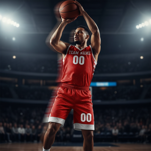 Ensemble de vêtements de sport de basketball personnalisés, tissu respirant en maille, séchage rapide, tissu léger, impression par sublimation, uniforme pour les équipes et les clubs - Product Image 5