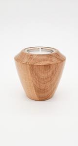 Natural Solid Wood Tea Light Holder Modern Geometric Candle Stand for Living Room and Dining <b>Table</b> <b>Decor</b> - Product Image 5