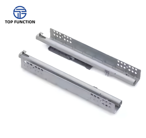 Corredera de extensión simple con sistema push-open y pasador fijo para montaje inferior - Product Image 1