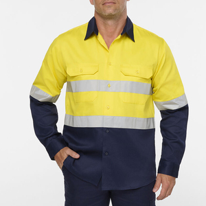 Chemise de travail haute visibilité, nouveau design, best-seller, pour ouvriers d'usine, vente directe d'usine, prix bas, vêtements de travail pour hommes - Product Image 1
