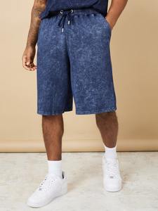 Conjunto de Verano de Dos Piezas para Hombre con Logotipo Personalizado, Camiseta y Pantalones Cortos con Lavado Ácido - Product Image 5