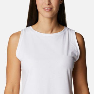 Débardeur côtelé en coton de haute qualité pour femme, sans manches, idéal pour l'entraînement estival, confortable et à prix abordable - Product Image 6