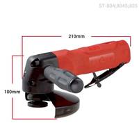 Amoladoras Angulares Neumáticas de Metal de 11,000 RPM y 1.2 HP, 4\", 4.5\", 5\", ST-804/ST-8045/ST-805, Herramientas Neumáticas OEM, Garantía de 18 Meses, 3.5 CFM