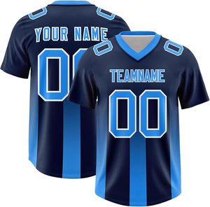 Fournisseur professionnel de maillots de football américain en polyester, logo personnalisé, transfert thermique, anti-plis, vêtements de sport pour hommes, fournisseur pro - Product Image 5