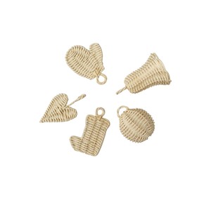 Décoration de Noël en rotin sur mesure, sculpture de botte tressée à la main, ornement suspendu avec boucle pour exposition - Product Image 3