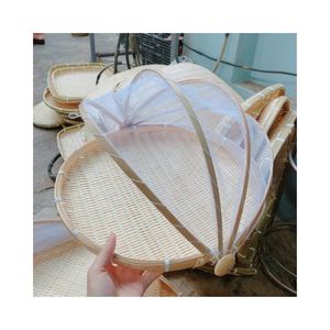Eco Friendly Durable Large Bamboo Winnowing <b>Basket</b> Bowl Vietnam Handmade Rustic Flexible Rice <b>Tray</b> for Table Display - Product Image 1