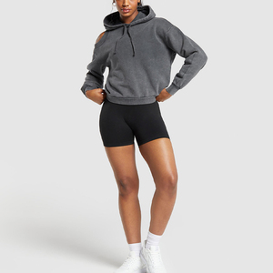 Trendy Regular Solid Front <b>Hoodie</b> for <b>Women</b> Lightweight Long Sleeve Pullover <b>Soft</b> Fabric Casual Fit Streetwear Gym Daily Outfits - Product Image 1