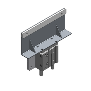 Nuevo Mecanismo de Elevación y Parada de Rodillos con Presión de Aire de 0.5Mpa, Acabado Anodizado en Color Natural, Equipo de Manipulación de Materiales de Material SS41/A6061/POM 1 - Product Image 1