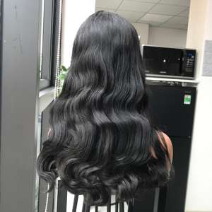 Perruque cheveux humains vietnamiens Body Wave dentelle double étirée cheveux vietnamiens couleur naturelle - Product Image 5