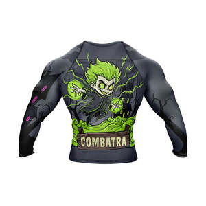 Men's Quick-Drying Compression <b>Long</b> Rash Guard Shirt Breathable Fitness Sportswear for MMA Gym Training Plain Fabric Sport - Product Image 4