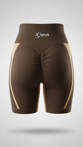 กางเกงขาสั้นออกกำลังกายผู้หญิง ระบายอากาศได้ดี เอวสูง ยกกระชับสะโพก เหมาะสำหรับโยคะ ฟิตเนส และออกกำลังกายทั่วไป - Product Image 3