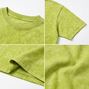 T-shirt Homme Oversize Délavé à l'Acide Tendance Mode Coupe Ample Décontractée Streetwear Été - Product Image 5