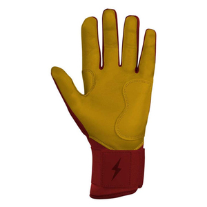 Sinewy Sports Professional Adult Sizes Baseball Batting Gloves Customized Logo Genuine Leather Breathable Durable Gloves - Product Image 6