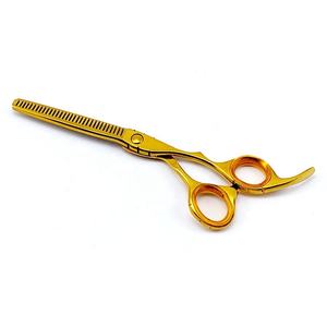 กรรไกรซอยผมมืออาชีพ สแตนเลสสตีล แบบปรับแต่งได้ พร้อมห่วงนิ้วมือ อุปกรณ์ร้านทำผม - Product Image 2