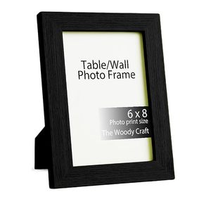 Solid Wood Handmade Photo <b>Frame</b> with <b>Multiple</b> <b>Pictures</b> Full Color Printing Vertical Durable Tabletop Classic Design - Product Image 6