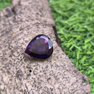Pierre précieuse d'améthyste violette naturelle, taille poire, facettée, pour la fabrication de bijoux, bagues, colliers, vente en gros - Product Image 6