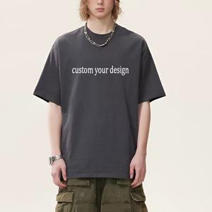 Camisetas de Cuello Redondo de Poliéster con Serigrafía, Estilo Urbano, Transpirables, Ecológicas, Unisex, Corte Holgado, Impresión Personalizada - Product Image 1