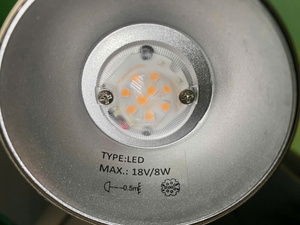 Modern Dual Head LED Floor Lamp with Push <b>Dimmer</b> LED 9Wx2pcs CRI≥80 CT 3000K - Product Image 3