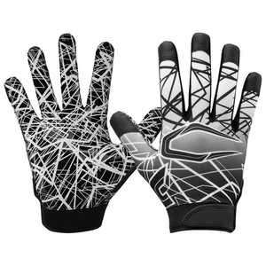 Sticky Football Gloves Comfortable Soft American Football Gloves 2024 Custom Team Design Football Gloves - Product Image 1