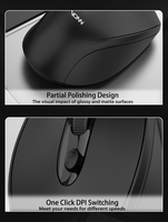 Souris optique de jeu double mode 2.4G USB/BT Souris sans fil ergonomique 3D avec alimentation par batterie pour ordinateur et ordinateur portable