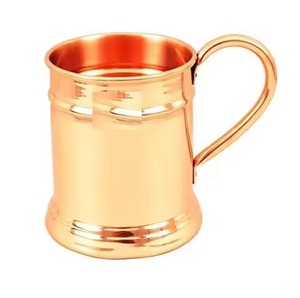 Hammered Design Copper Mug Handmade Copper Mug With Lid - Product Image 4