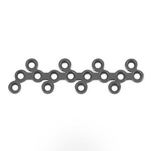 Ensemble de micro-plaques maxillo-faciales personnalisées réutilisables en acier inoxydable de qualité allemande, implants orthopédiques en forme de DF, maxillo-faciaux - Product Image 1