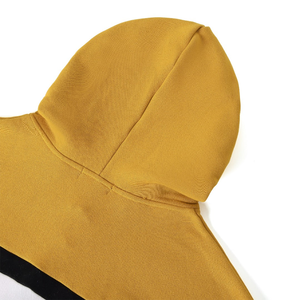 Sweat à capuche de hockey blanc Alpha personnalisé, style grec, blanc et or, avec lettres brodées, en molleton de coton, vente en gros OEM - Product Image 6