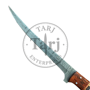 Cuchillo de Pesca Profesional de Acero de Damasco para Compradores Mayoristas de EE. UU. y la UE, Logotipo Personalizado, Cuchillo para Mariscos al Aire Libre, Venta Caliente B2B OEM 2026 - Product Image 3