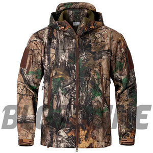 Veste Softshell coupe-vent camouflage à manches longues pour homme Bloodline, vêtements de chasse en plein air, automne - Product Image 3