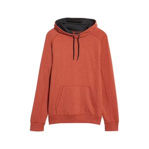 Sudadera con Capucha Beige Extra Grande para Hombre, Sudadera con Capucha de Felpa de Algodón Premium con Cordón Ajustable, Manga Larga, Estilo Casual Urbano - Product Image 2