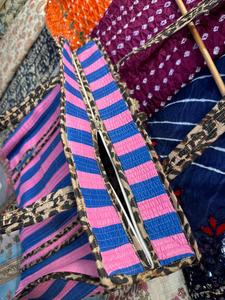 Sac fourre-tout matelassé en coton bohème à deux anses, grande taille, imprimé léopard, sac à main pour femme - Product Image 3