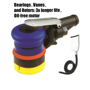 Lijadoras Orbitales Aleatorias de 12000 RPM, 2.5 mm (3 pulgadas, disco de 80 g) y Lijadora Neumática Autoaspirante de 3/22'' (2.5 pulgadas) AE3600-S3, 1 año de garantía - Product Image 1